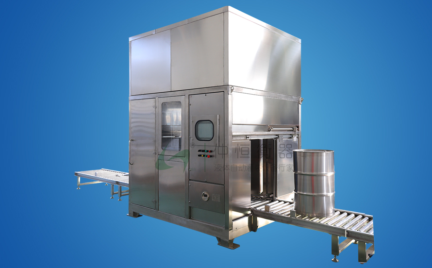 200l灌裝機(jī)全自動開關(guān)蓋灌裝生產(chǎn)線